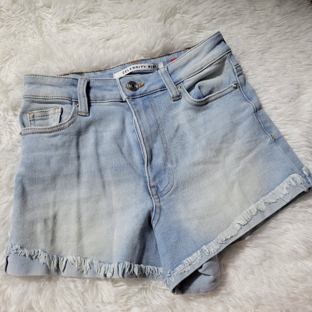 Celebrity Pink Light Denim Shorts